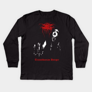 Darkthrone Transilvanian Hunger | Black Metal Kids Long Sleeve T-Shirt